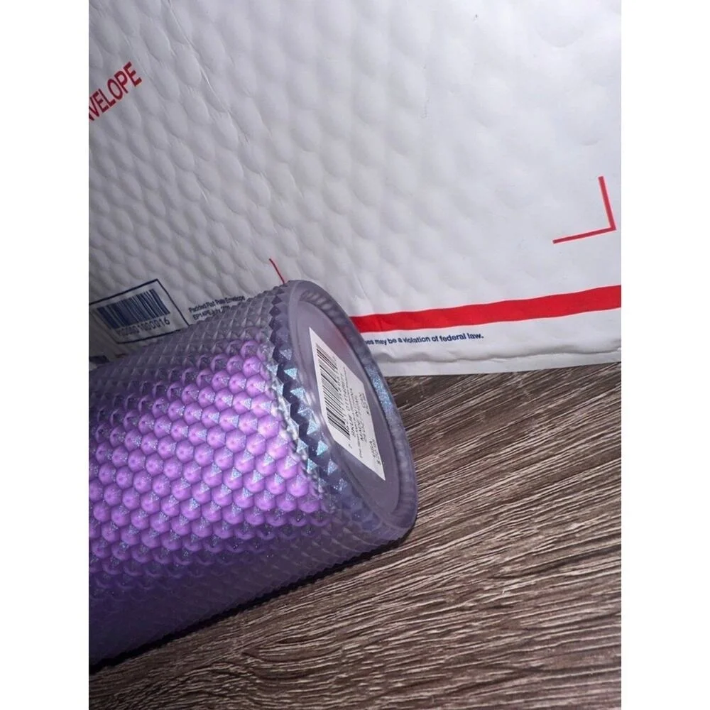 Starbucks Blue Purple Ombre Honeycomb‎ Studded Tumbler Cold Cup 24oz with Straw
